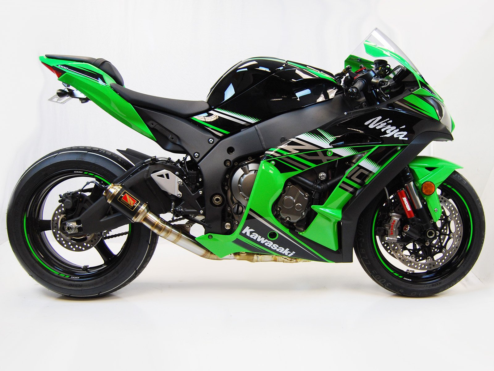 Kawasaki ZX10 Slip-On Exhaust | 2016+ | Race