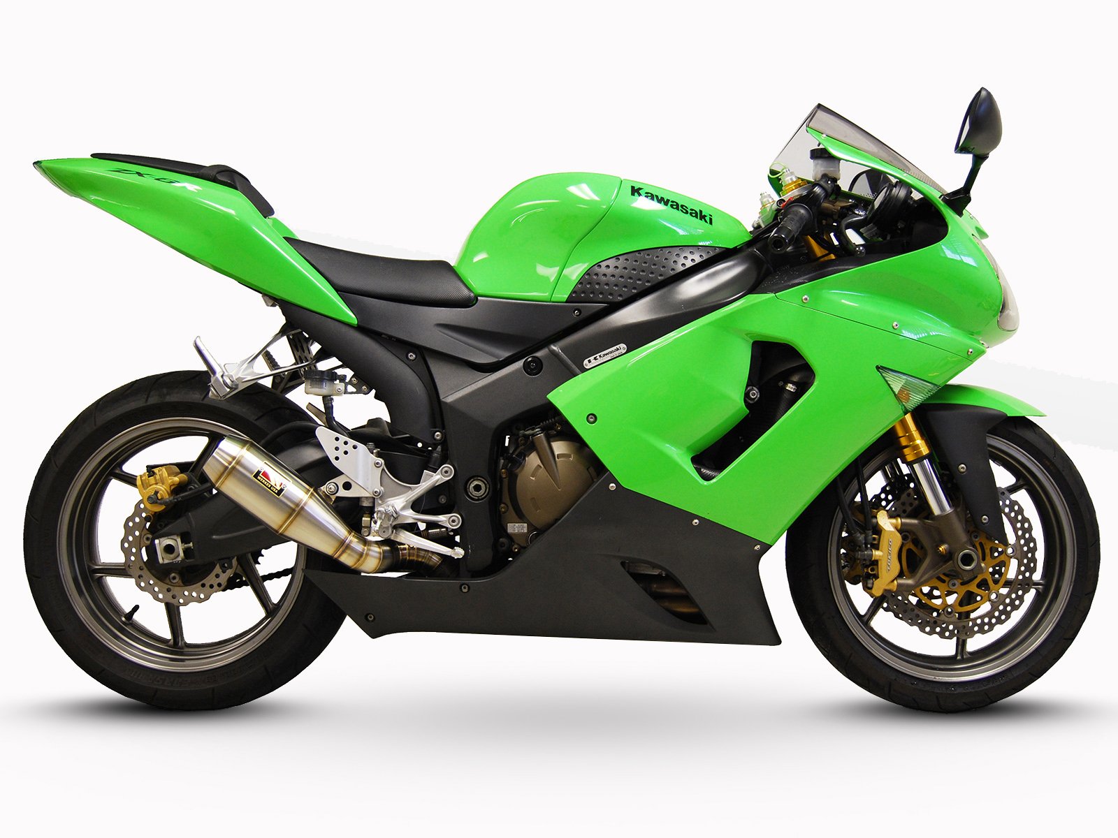 Kawasaki ZX6R ZX6RR Slip-On Exhaust | 2005-2006