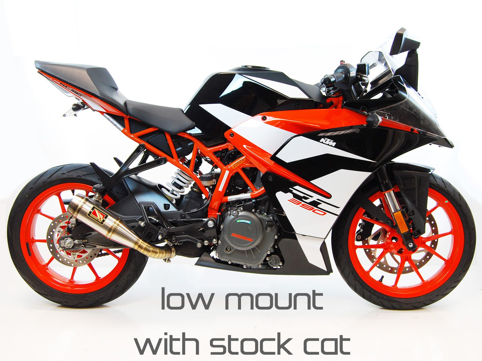 KTM RC390 Slip-On Exhaust | Low Mount | 2017+