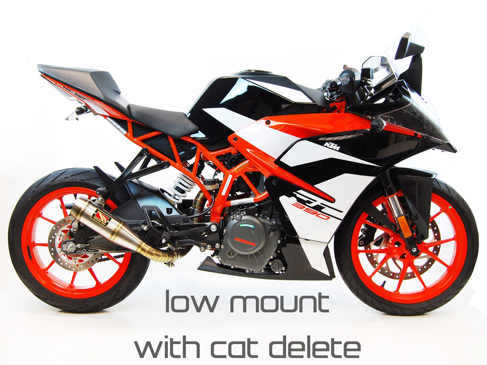 KTM RC390 Slip-On Exhaust | Low Mount | 2017+