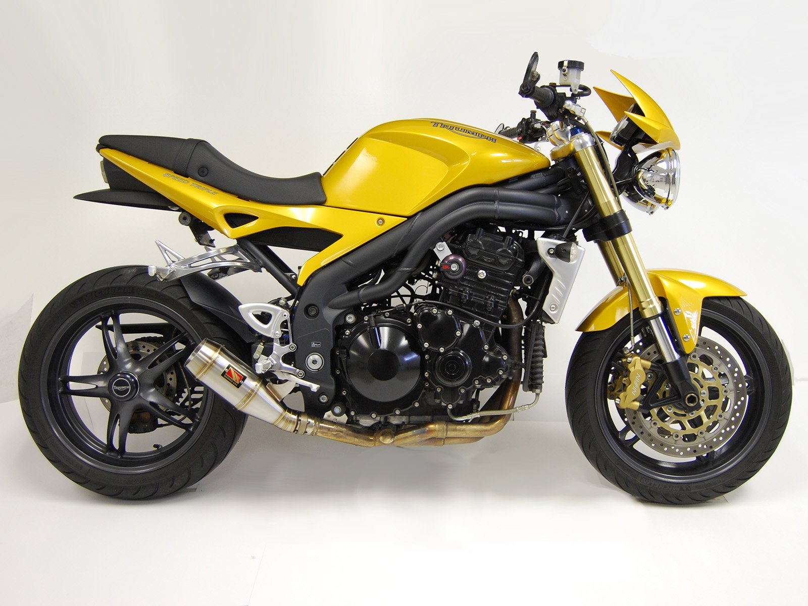 Triumph Speed Triple Slip-On Exhaust | Rear O2 | 2005-2007